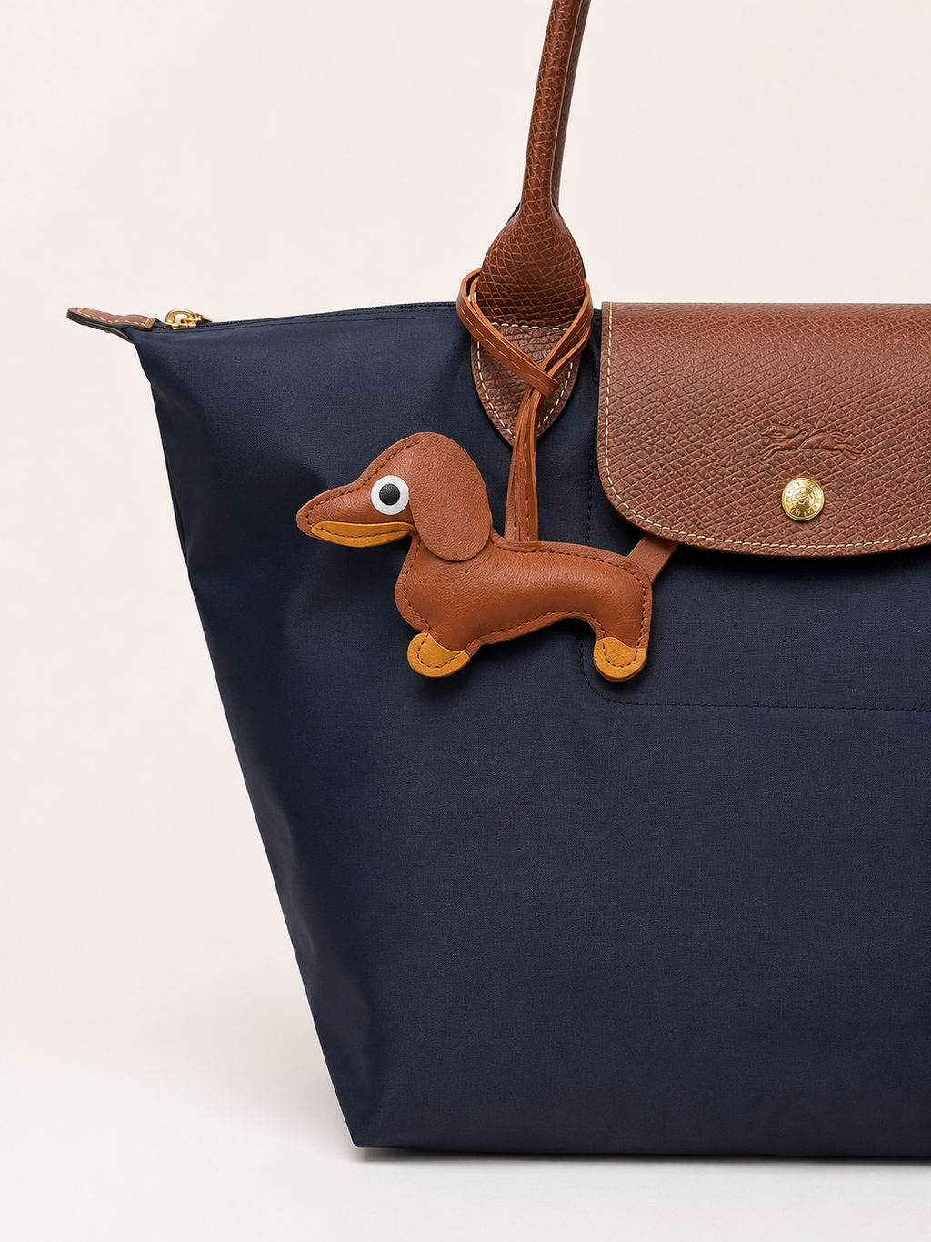 Dachshund Charm - Light Brown