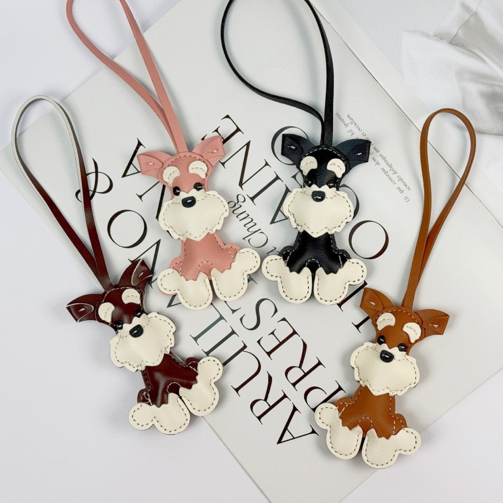 Schnauzer Puppy Bag Charm