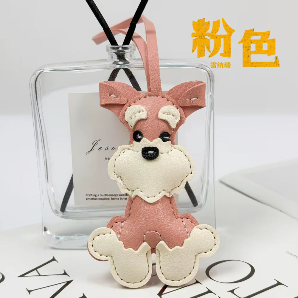 Schnauzer Puppy Bag Charm