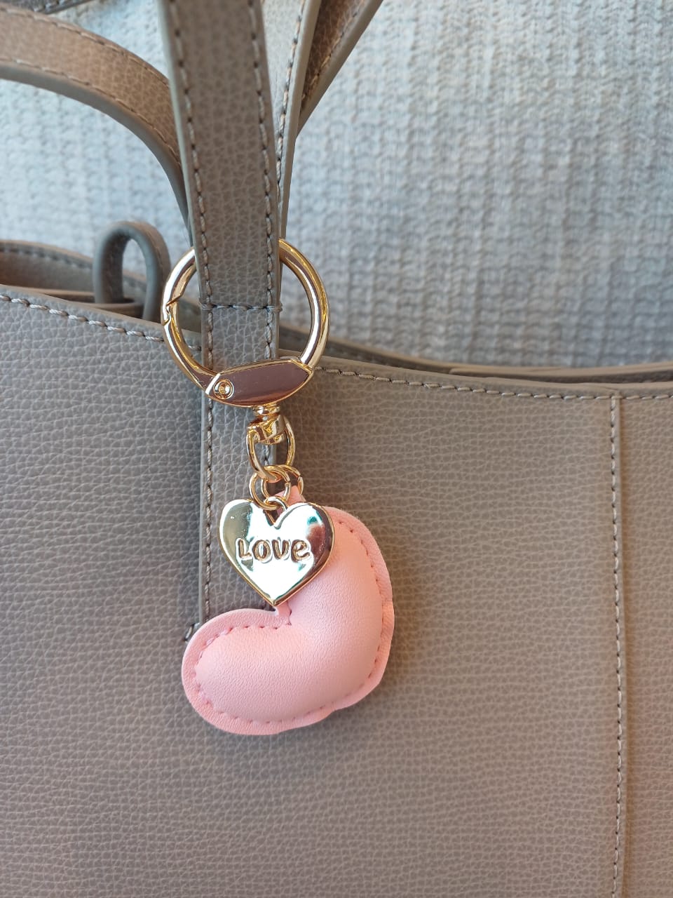 Mini Heart Charm – Pink