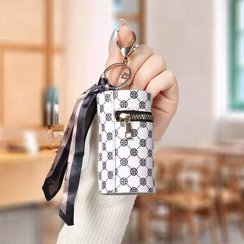 Monogrammed Lipstick Bag Charm