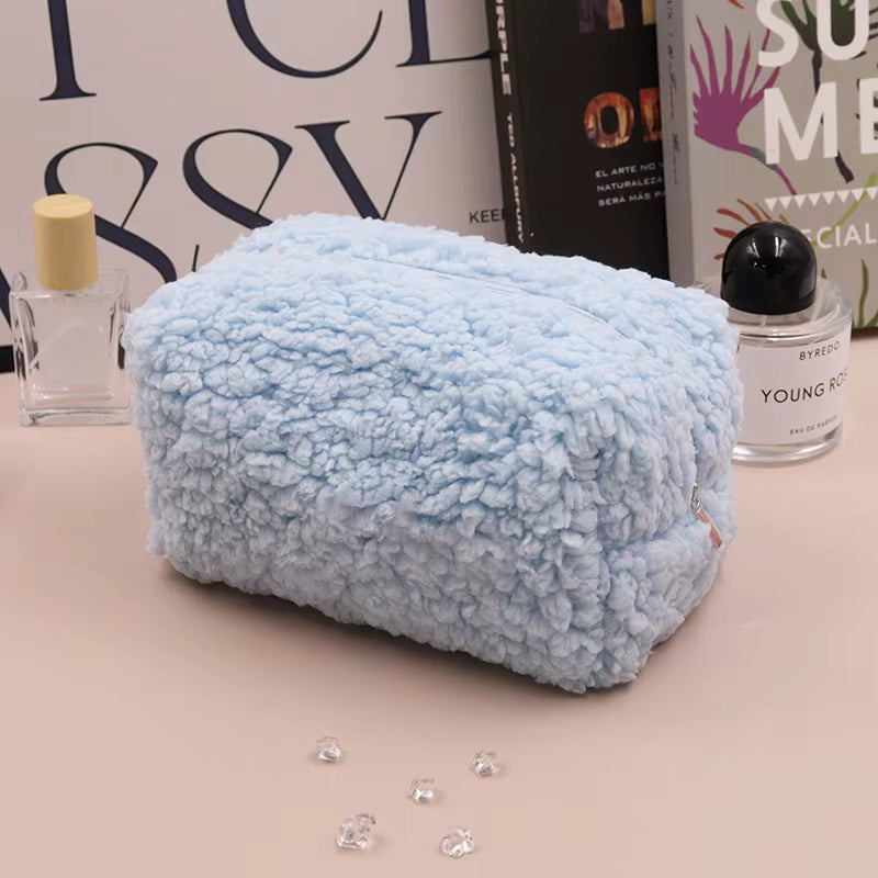 Wool-Style Makeup Bag