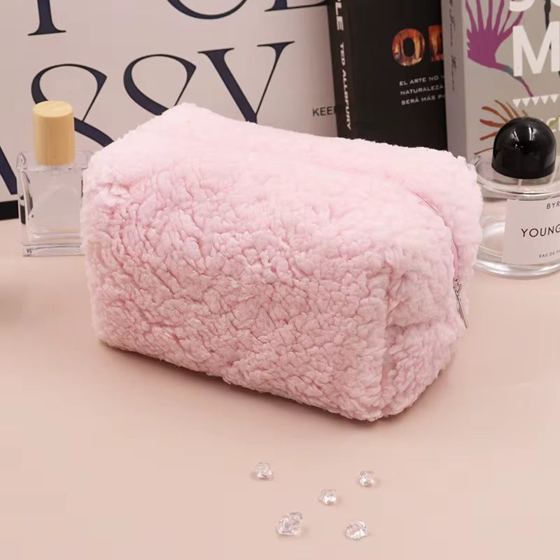 Wool-Style Makeup Bag