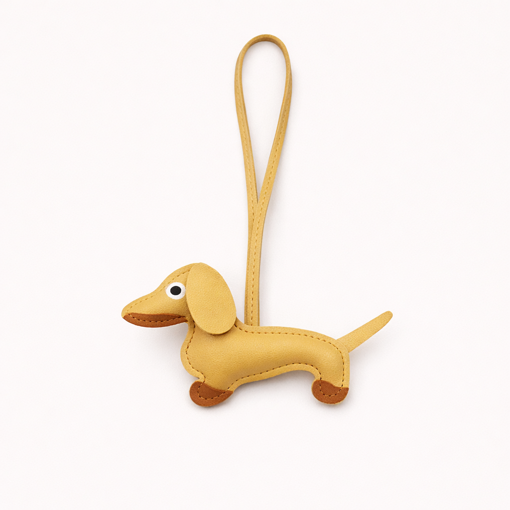 Dachshund Charm - Yellow
