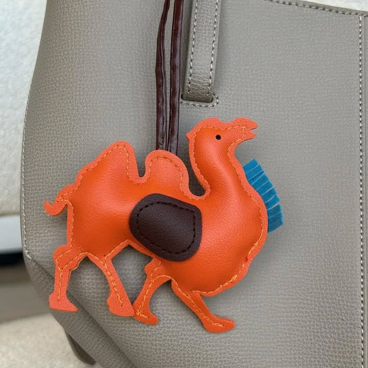 Orange Camel Charm