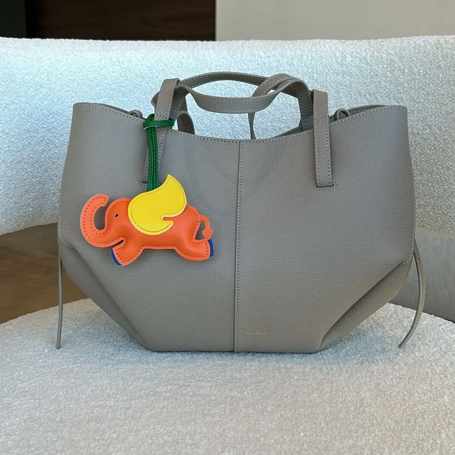 Orange Elephant Charm