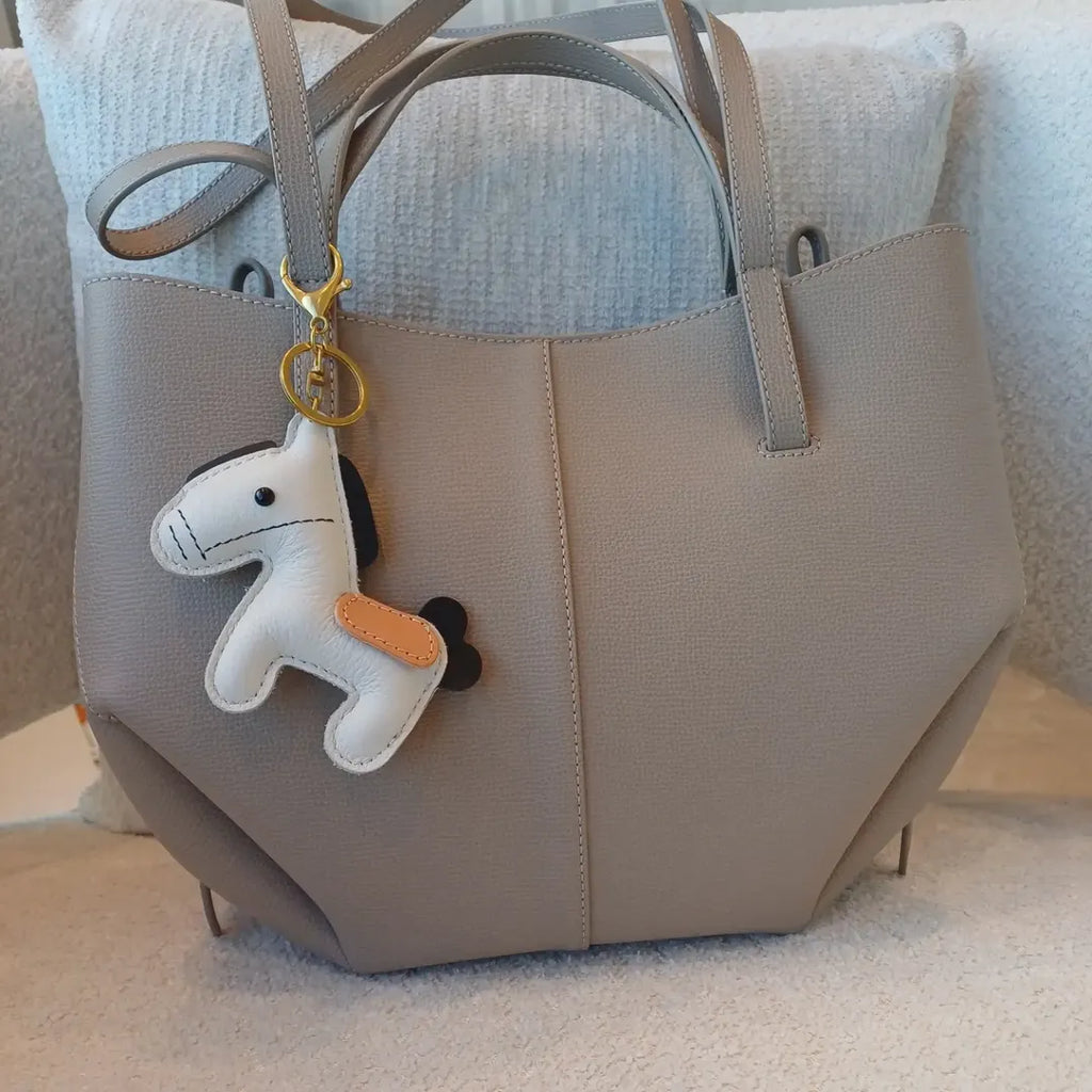 Large Horse Charm – White