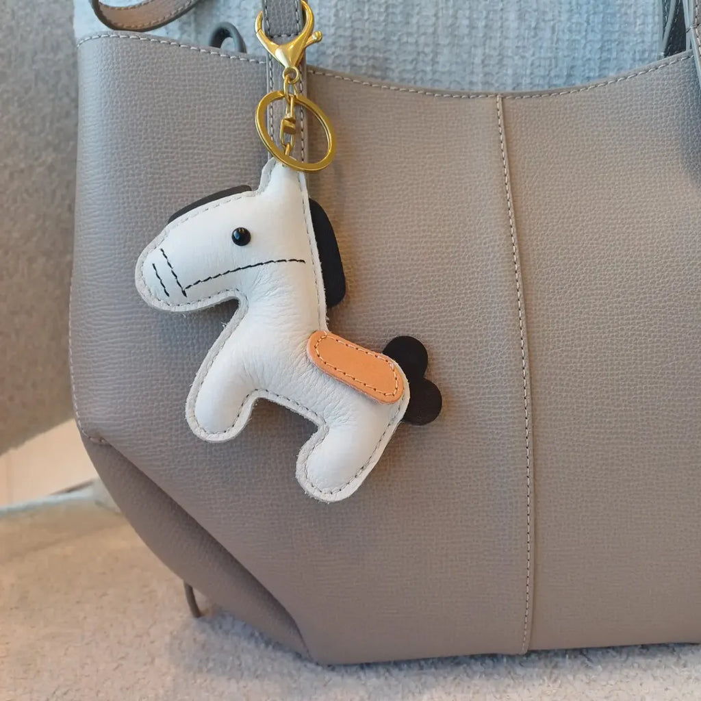 Large Horse Charm – White