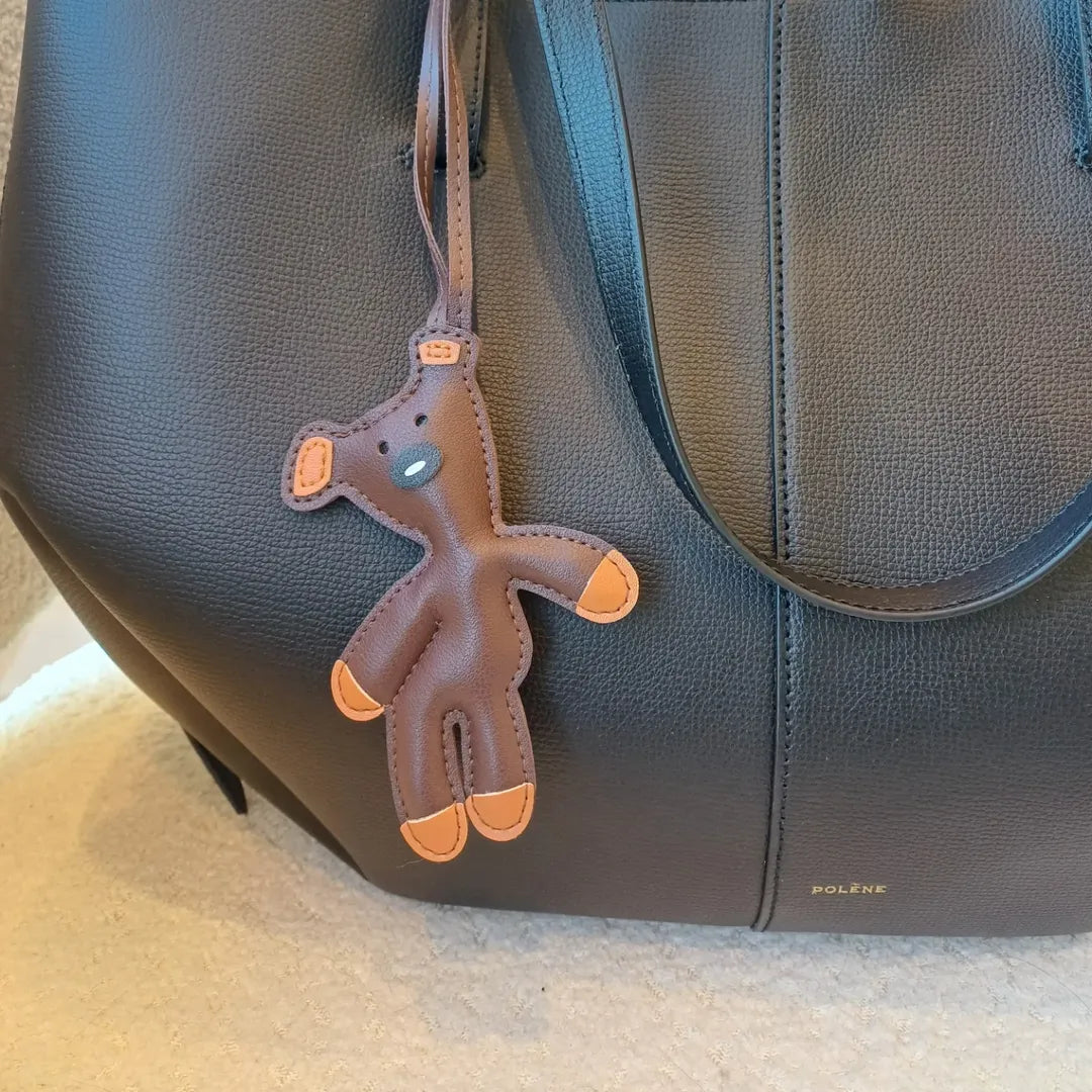 Mr Bean Bear Bag Charm – Dark Brown