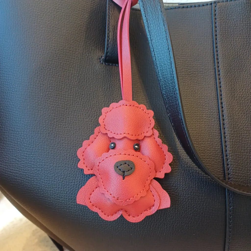Red Poodle Charm