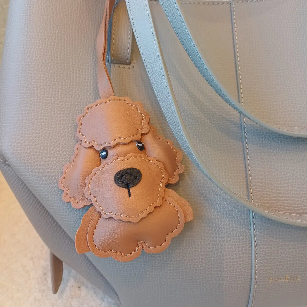 Brown Poodle Charm