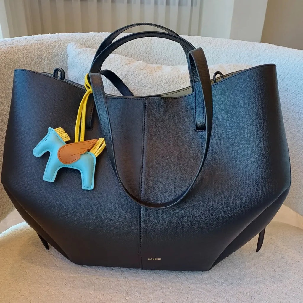 Flying Horse Charm – Blue/Yellow