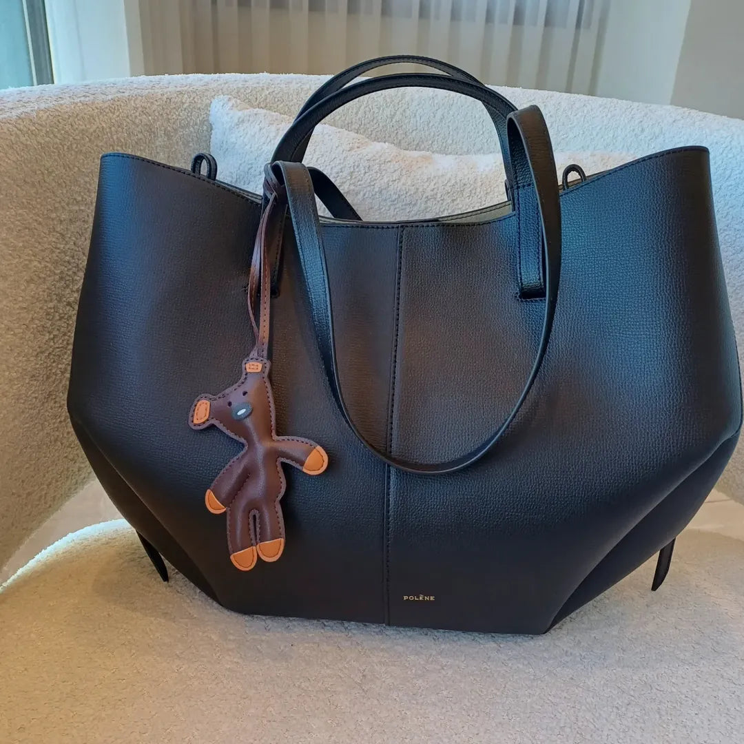 Mr Bean Bear Bag Charm – Dark Brown