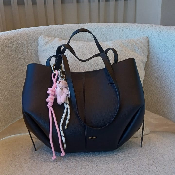 Bear Angel Charm – Pink