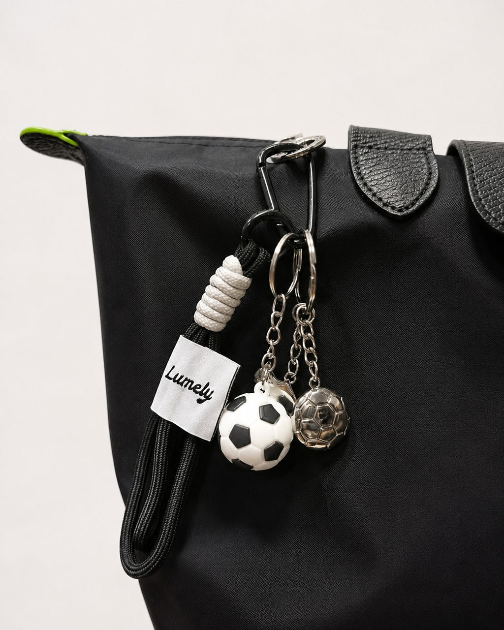 Football Charm - Black