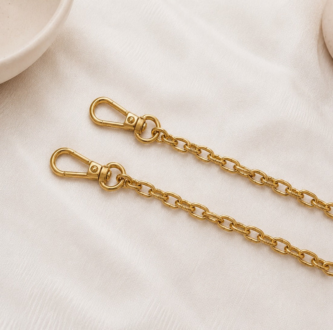 Gold Chain Bag Strap