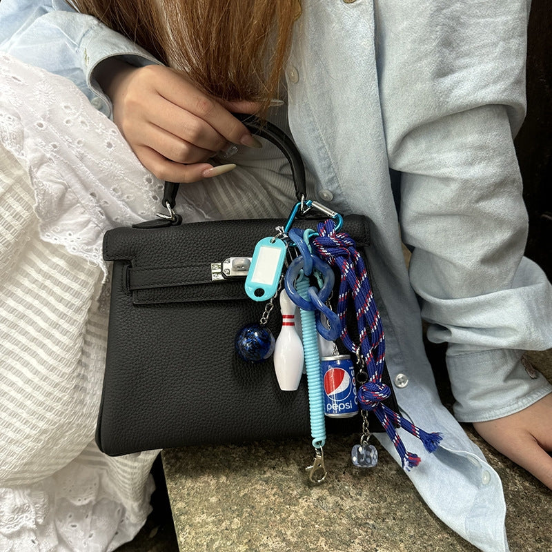 Pepsi & Bowling Bag Charm